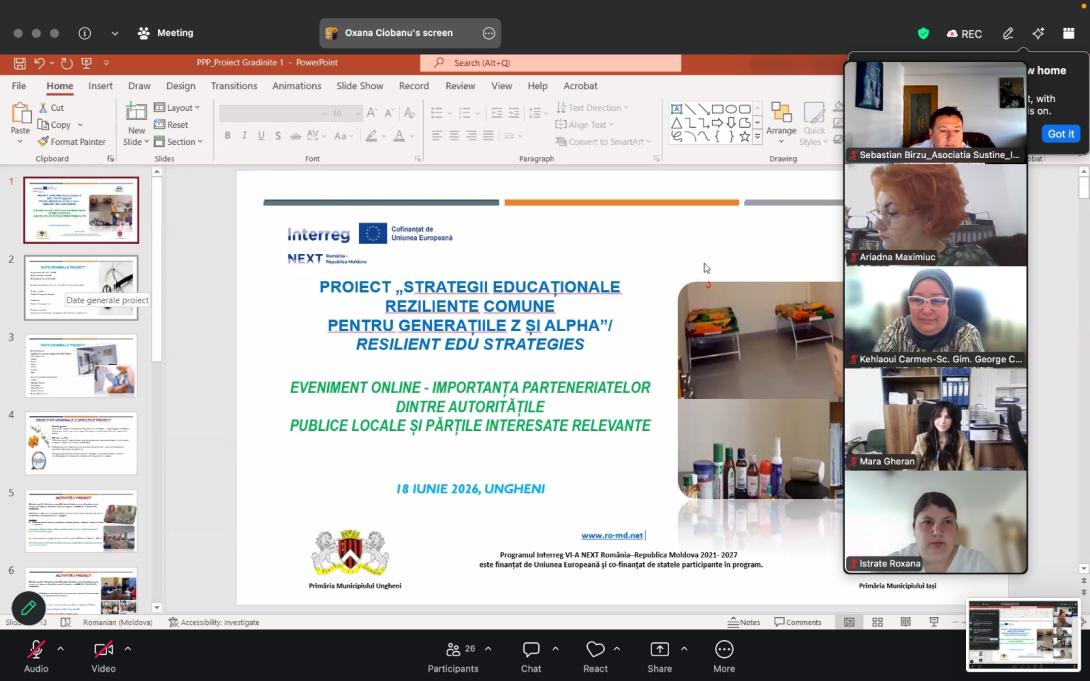 Comunicat de presă: Importanța parteneriatului APL - instituții educaționale